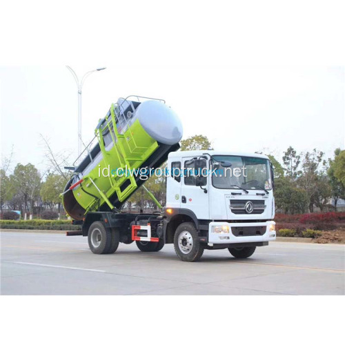 Dongfeng 8.5CBM kapasitas tangki truk sampah